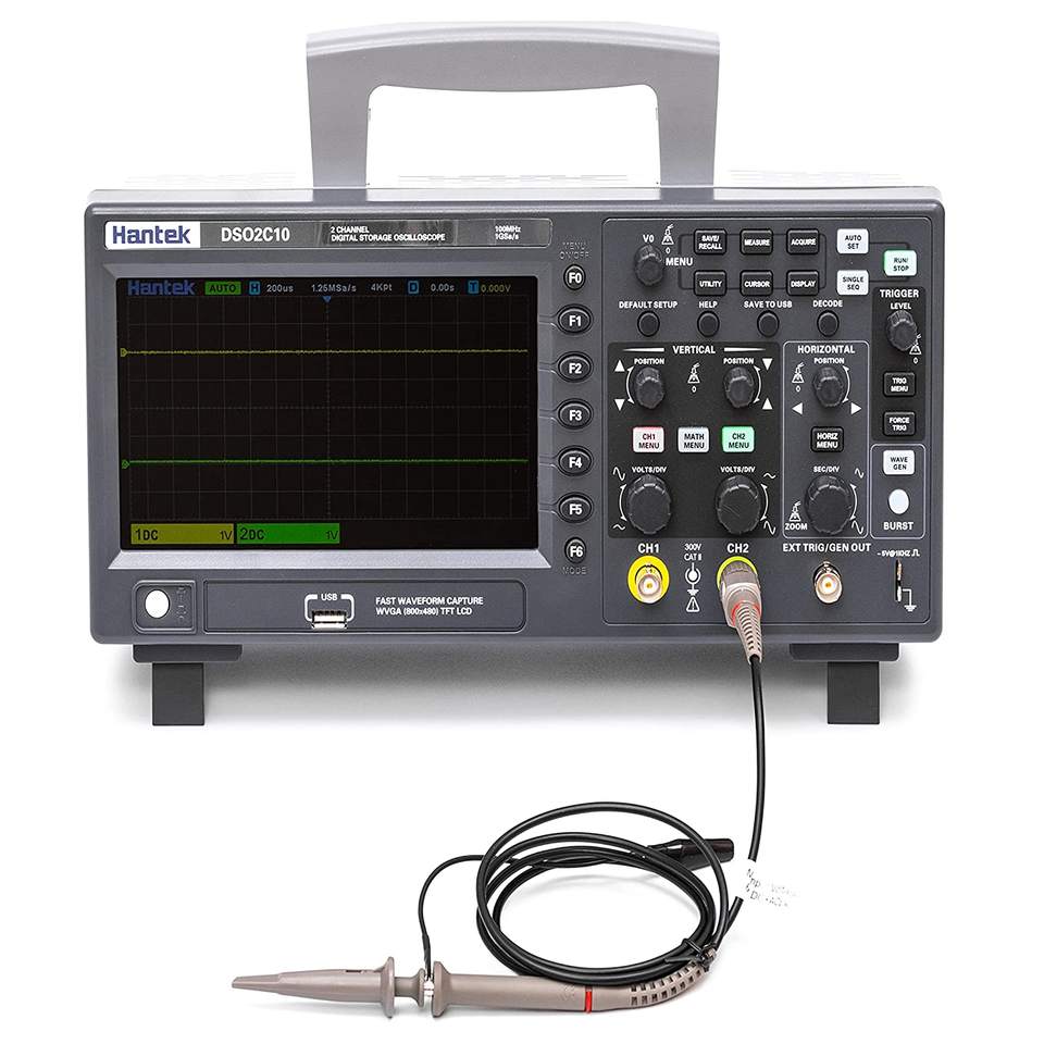Hantek DSO2C10 2チャンネル 100MHz 1 - Digital Storage Oscilloscope 100Mhz のレビューと価格