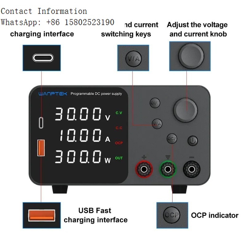 TPS3010 30V 10A 電源 プログラマブル DC  - Programmable Dc Power Supply 30V 10A のレビューと価格